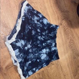 Flowey tie-dye shorts